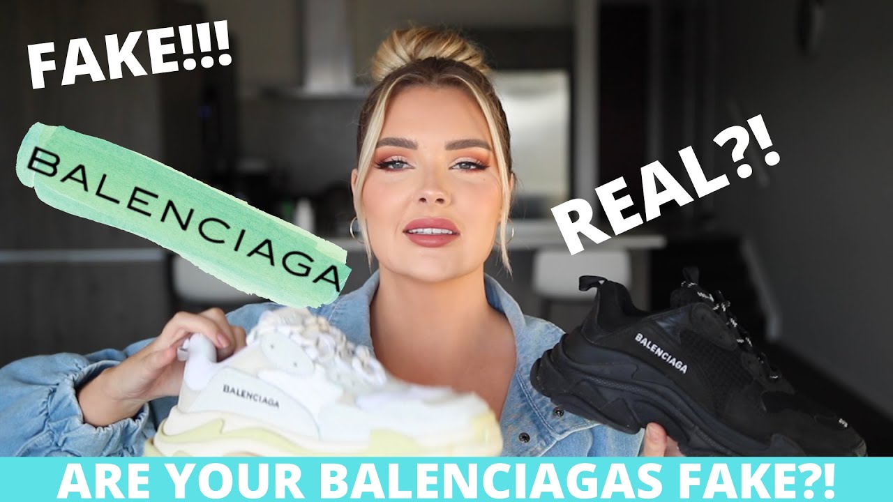 HOW TO SPOT FAKE BALENCIAGA TRIPLE S | REAL VS FAKE