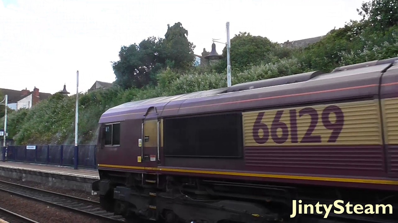 Freight trains through Kirkby in Ashfield