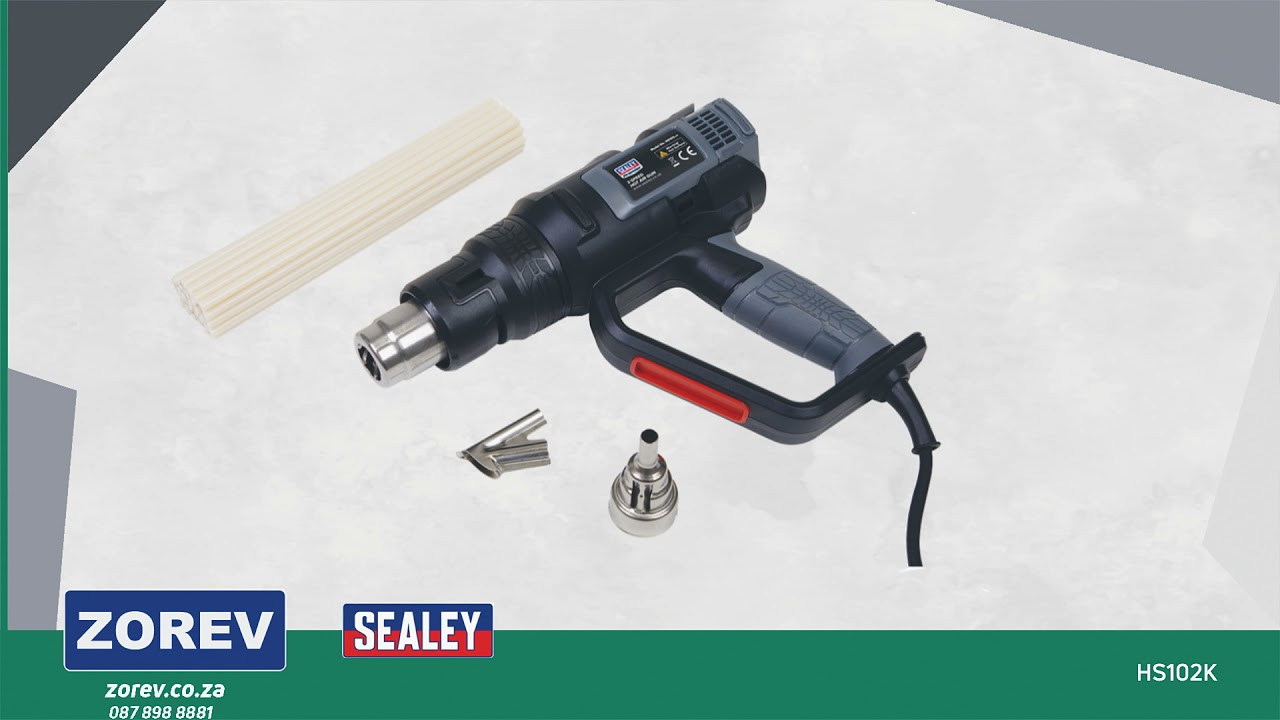 Plastic Welding Kit including HS102 Hot Air Gun Model No : HS102K Order Online At : WWW.ZOREV.CO.ZA