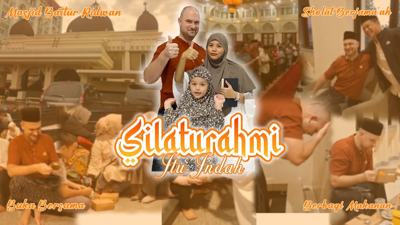 BERBAGI..?? BUKA BERSAMA..?? DI SINI AJA :) | 🇮🇩 🇳🇱 Bapak bule silaturahmi ke Masjid Baitur Ridwan |