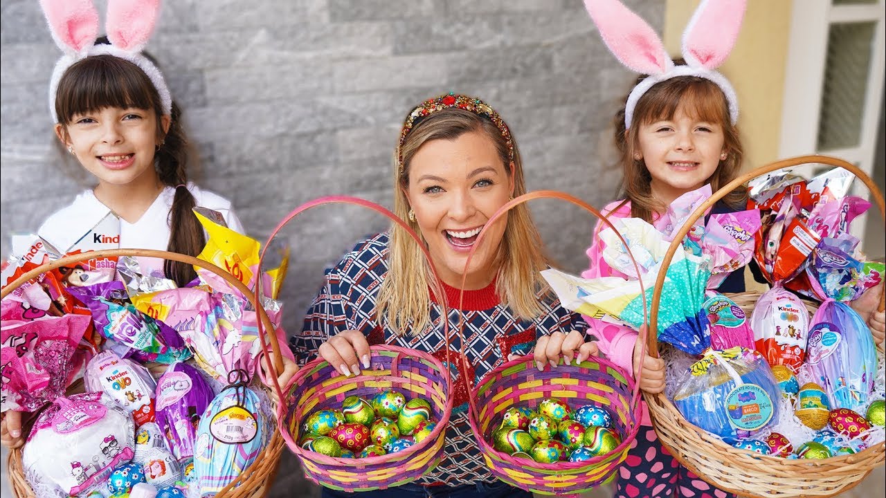 CAÇA AOS OVOS DE PÁSCOA NA QUARENTENA COM FILHOS 🐰 JÉSSICA GODAR, LAURINHA E HELENA