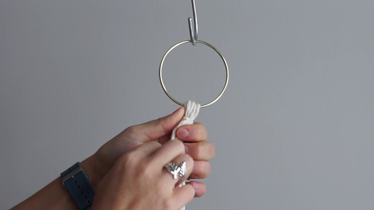 Macrame For Beginners - 28 Days of Knots! Day 18: Gathering Knot
