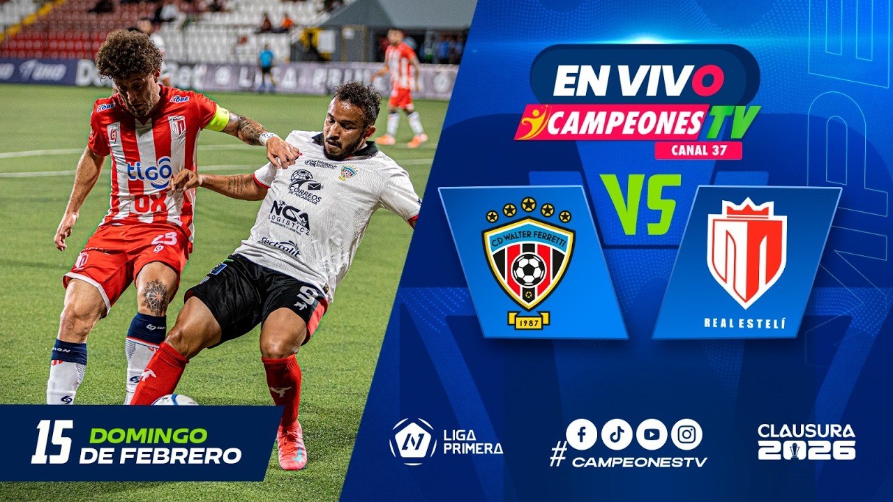 ⚽ Walter Ferretti vs Real Estelí | Liga Primera Nicaragua – Jornada 7 | 15/02/2026 ⚽