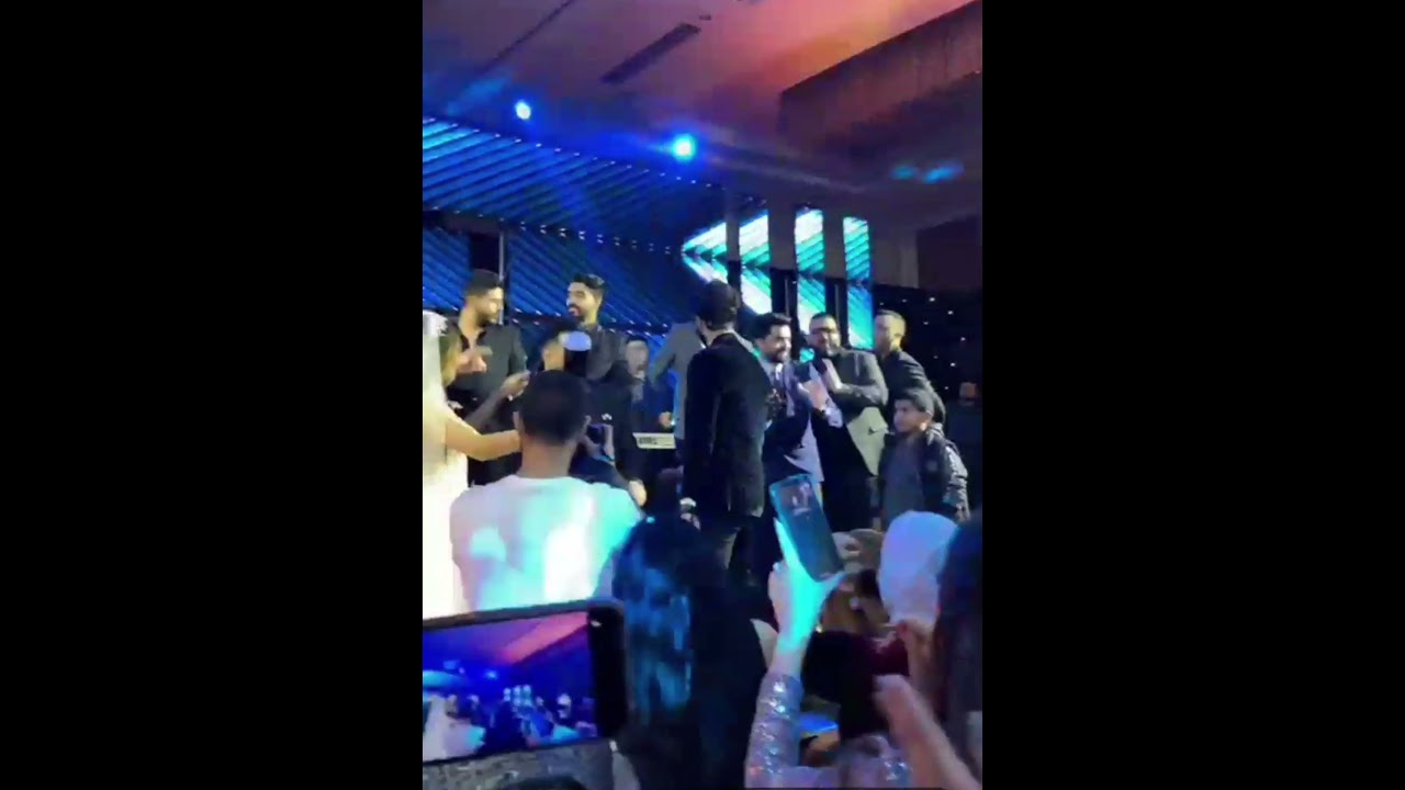 #محمد_عباس من فرح صديقه زيزو 😍