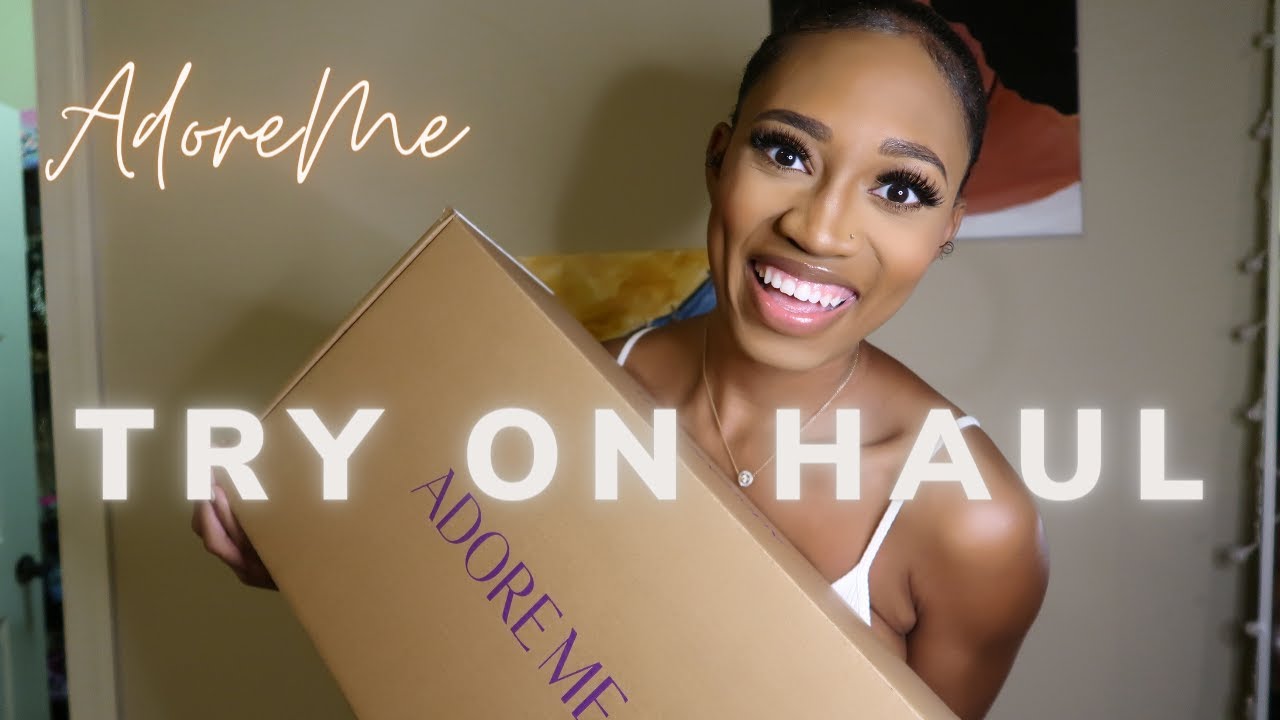 Adore Me Holiday Try On Haul | Bras + Lingerie + PJs + Accessories