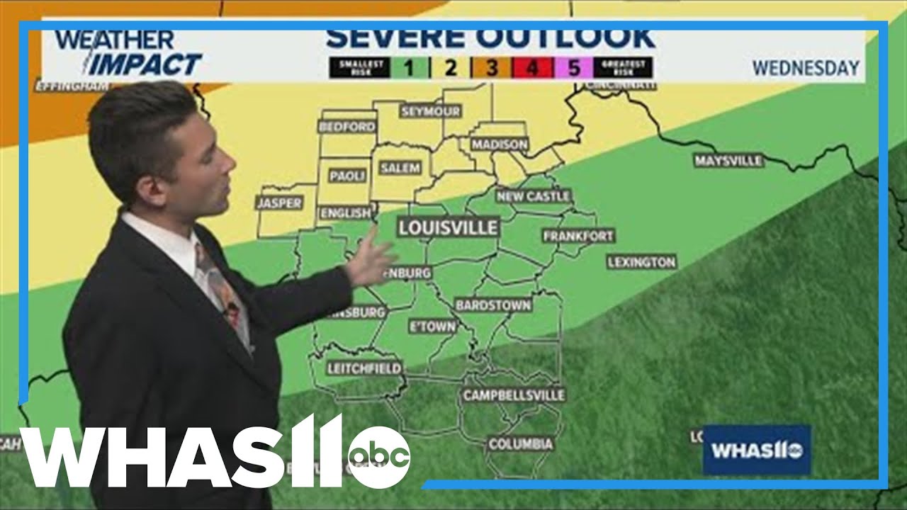 Sunny today, rain and storms tomorrow for Kentucky, Indiana | June 15, 2026 Noon weather
