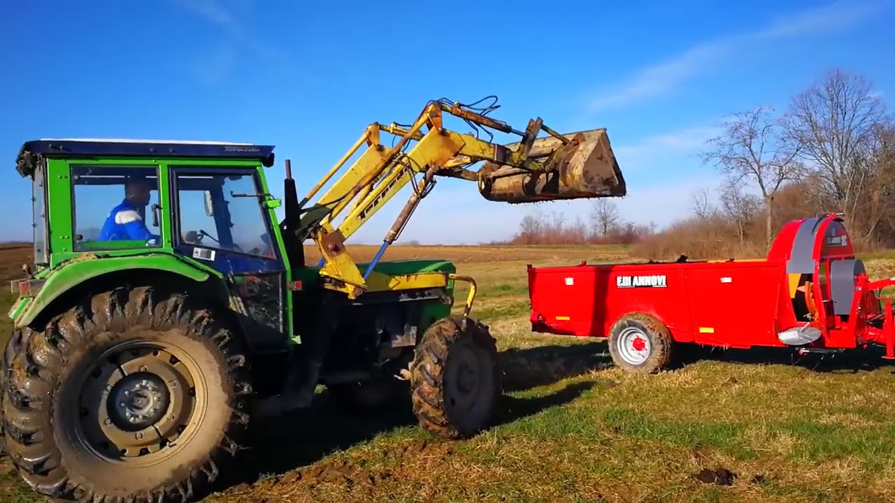 Annovi A45 - Spandiletame vigneto - Orchard / Vineyard manure spreader