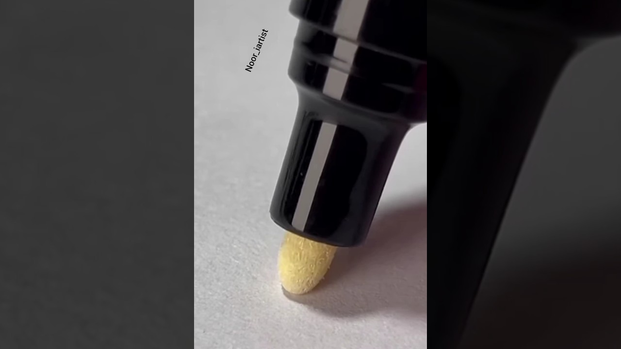 Black Marker with satisfying Effect ✨#markers #artist#myartwork #shorts #viralvideo