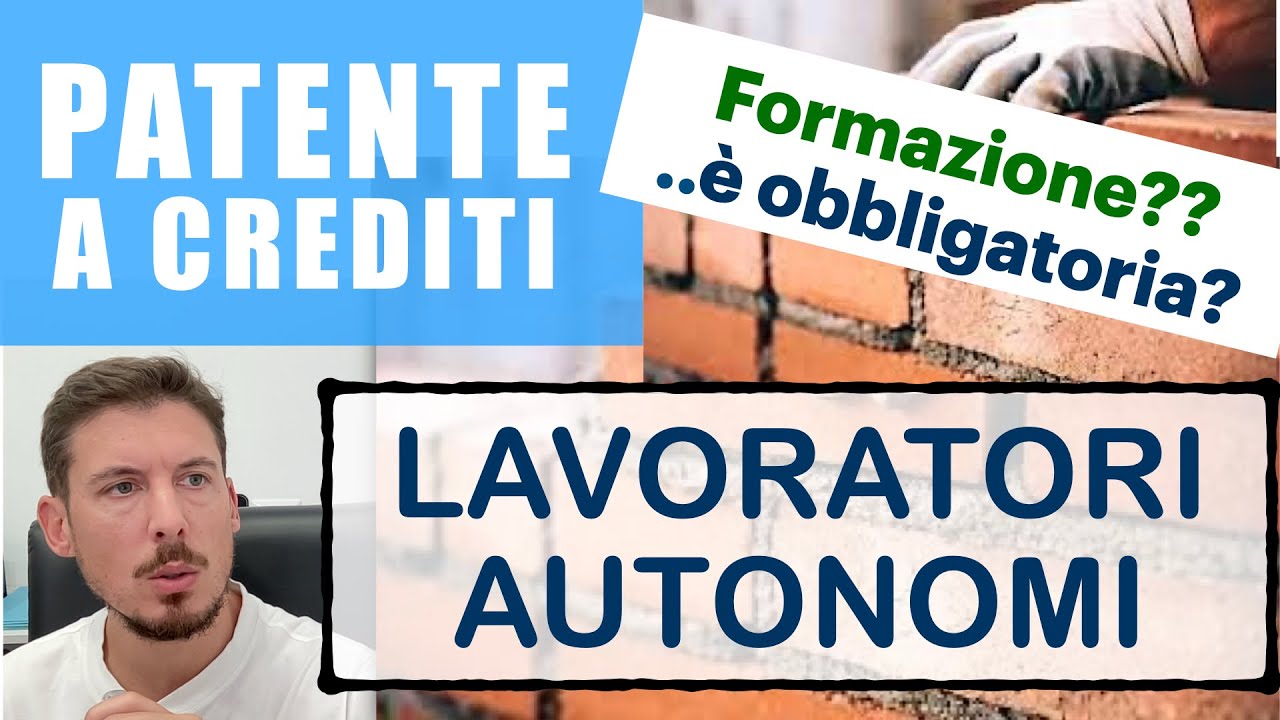 PATENTE A CREDITI: LAVORATORI AUTONOMI