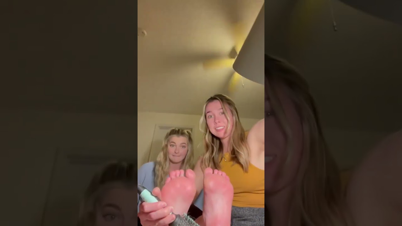 Tickling Blonde College Student Girl&rsquo;s Feet Tickle Challenge!