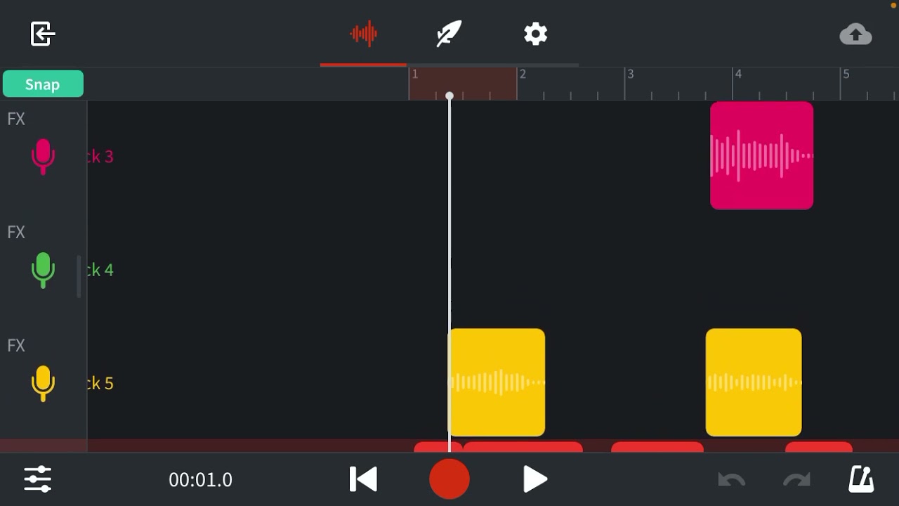 Como aplicar efeitos na Voz Principal - BANDLAB APP.
