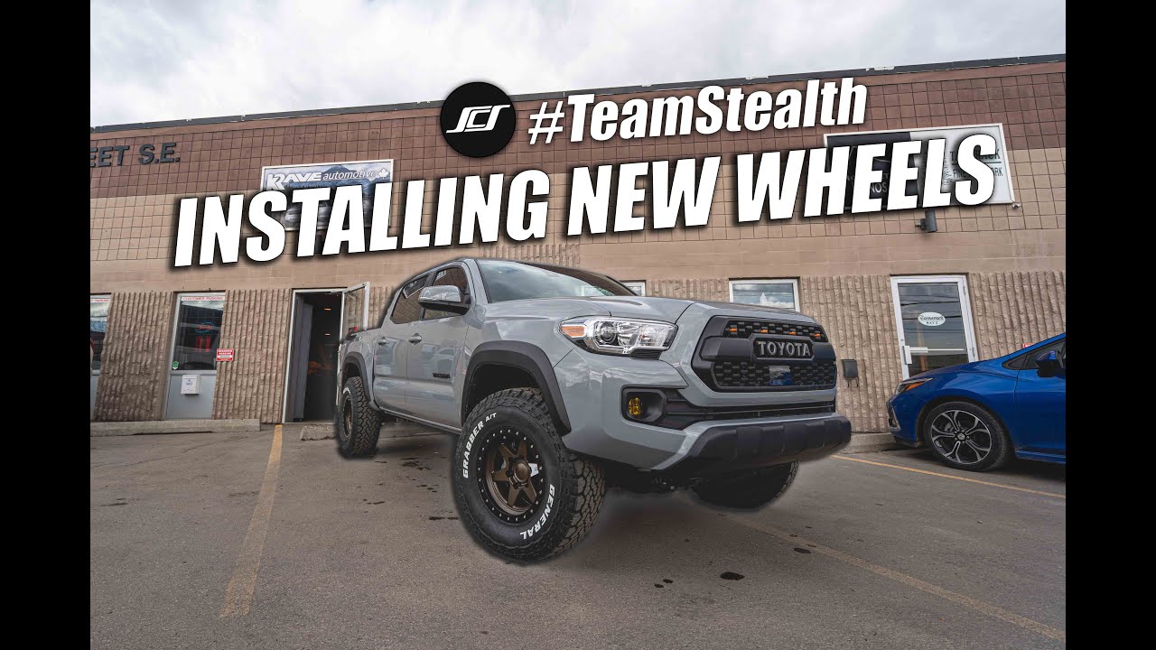 2020 TACOMA GETS NEW STEALTH CUSTOM BR6 WHEELS
