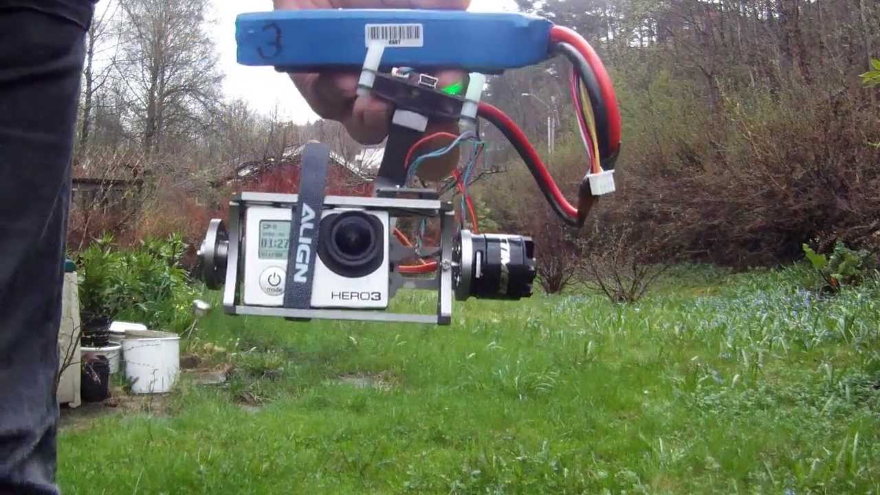 RCTimer Brushless Gimbal test