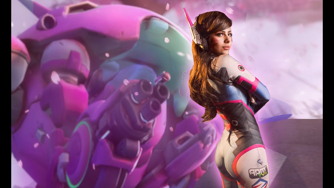 Playing Overwatch In My New Cosplay!!! - AZZYLAND