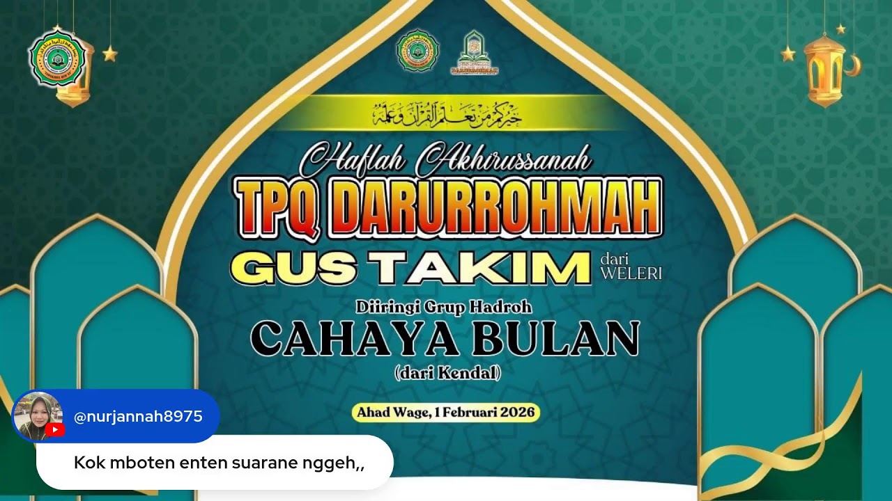 HAFLAH AKHIRUSANAH TPQ DARURROHMAH