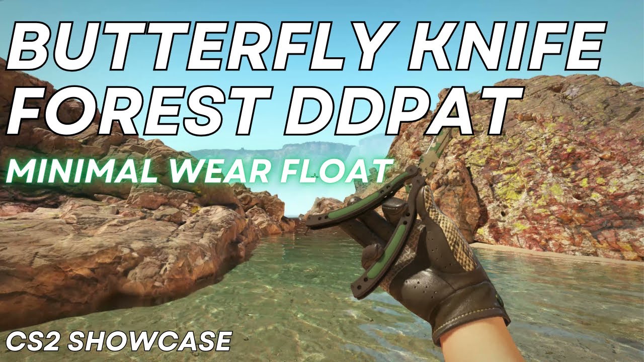 Butterfly Knife Forest DDPAT (Minimal Wear) | CS2 Skin Showcase #1020