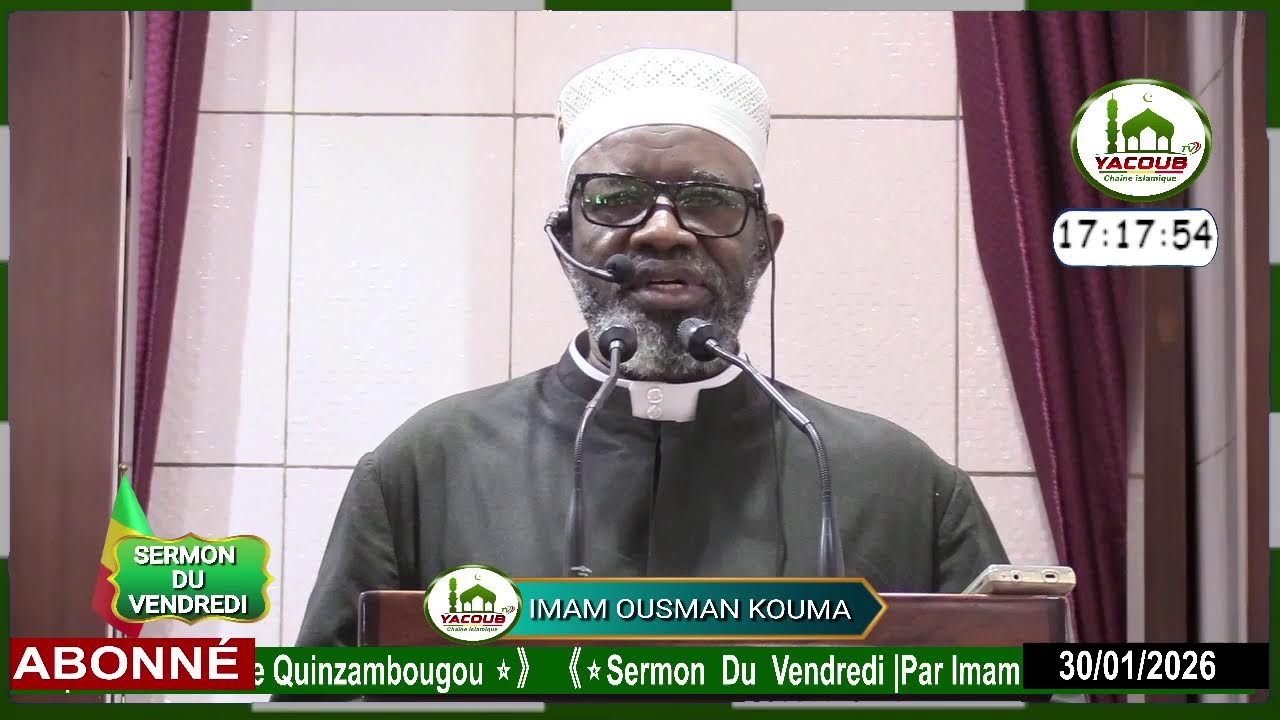 Diffusion en direct de YACOUB  TV 《⭐ Sermon  Du  Vendredi |Par Imam  Ousmane Kouma   ⭐》