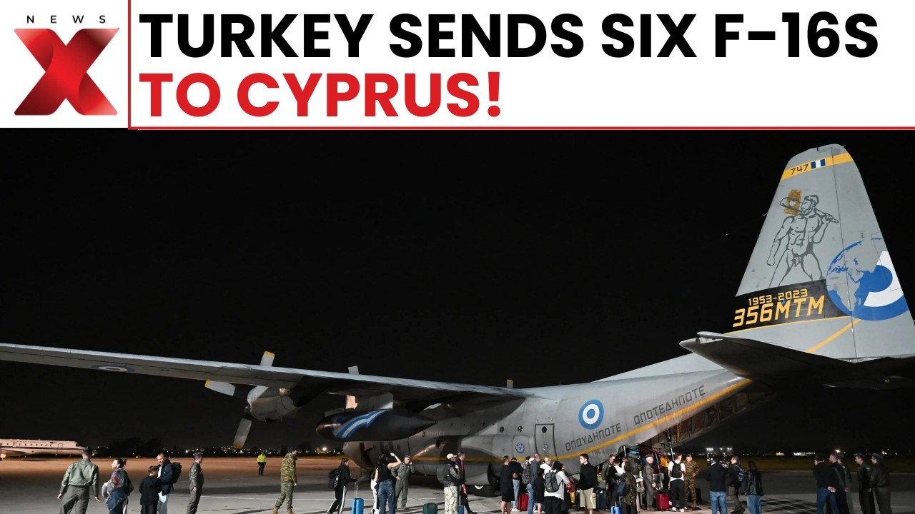 Turkey Deploys Six F-16 Jets And Air Defence Systems To Northern Cyprus | NewsX