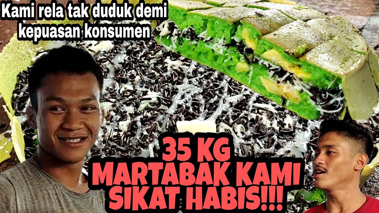 PEMBELI TAK HENTI BERDATANGAN UNTUK MENIKMATI MARTABAK MANIS BANGKA KING 99 || USAHA MARTABAK MANIS