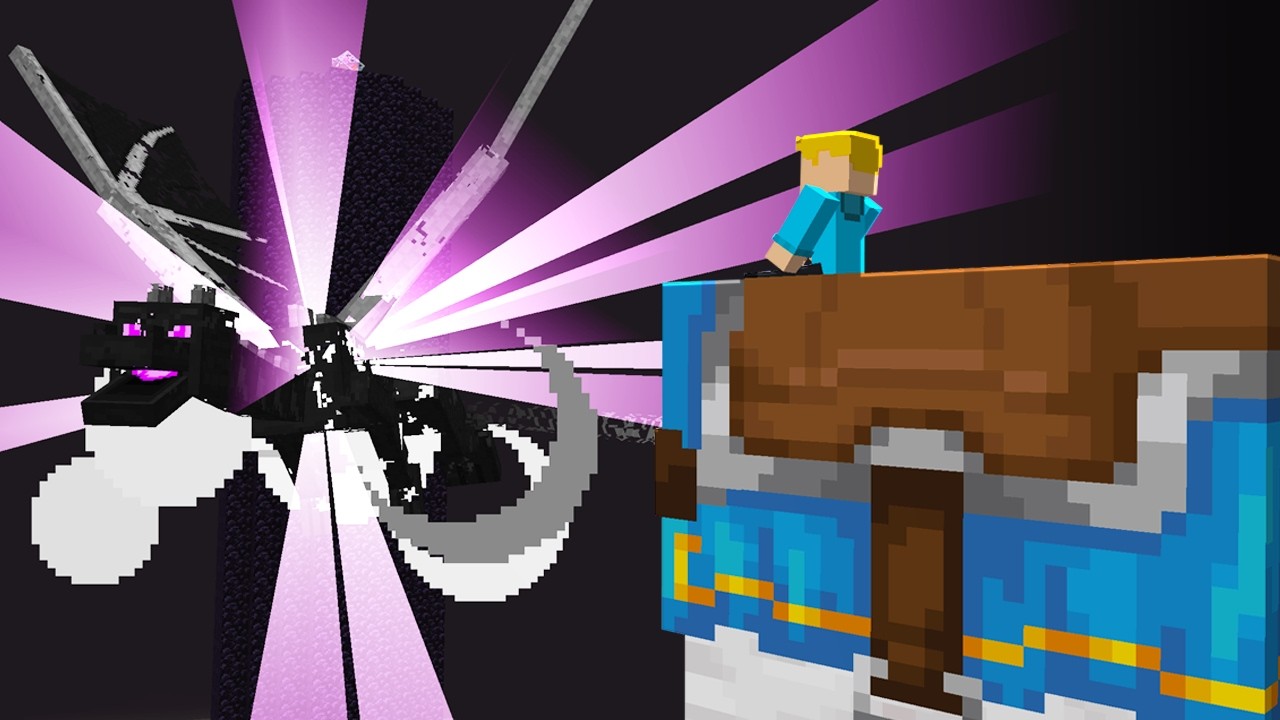 Jag Klarade Av Minecraft Med Den NYA Happy Ghast