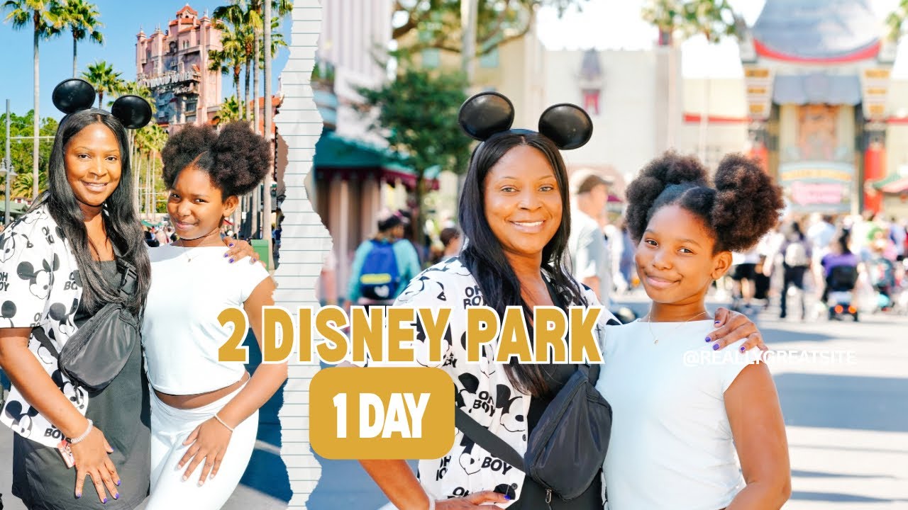 Hollywood Studios + EPCOT Festival of the Arts in ONE Day! Rides, Figment & Painting the Mural 🎨
