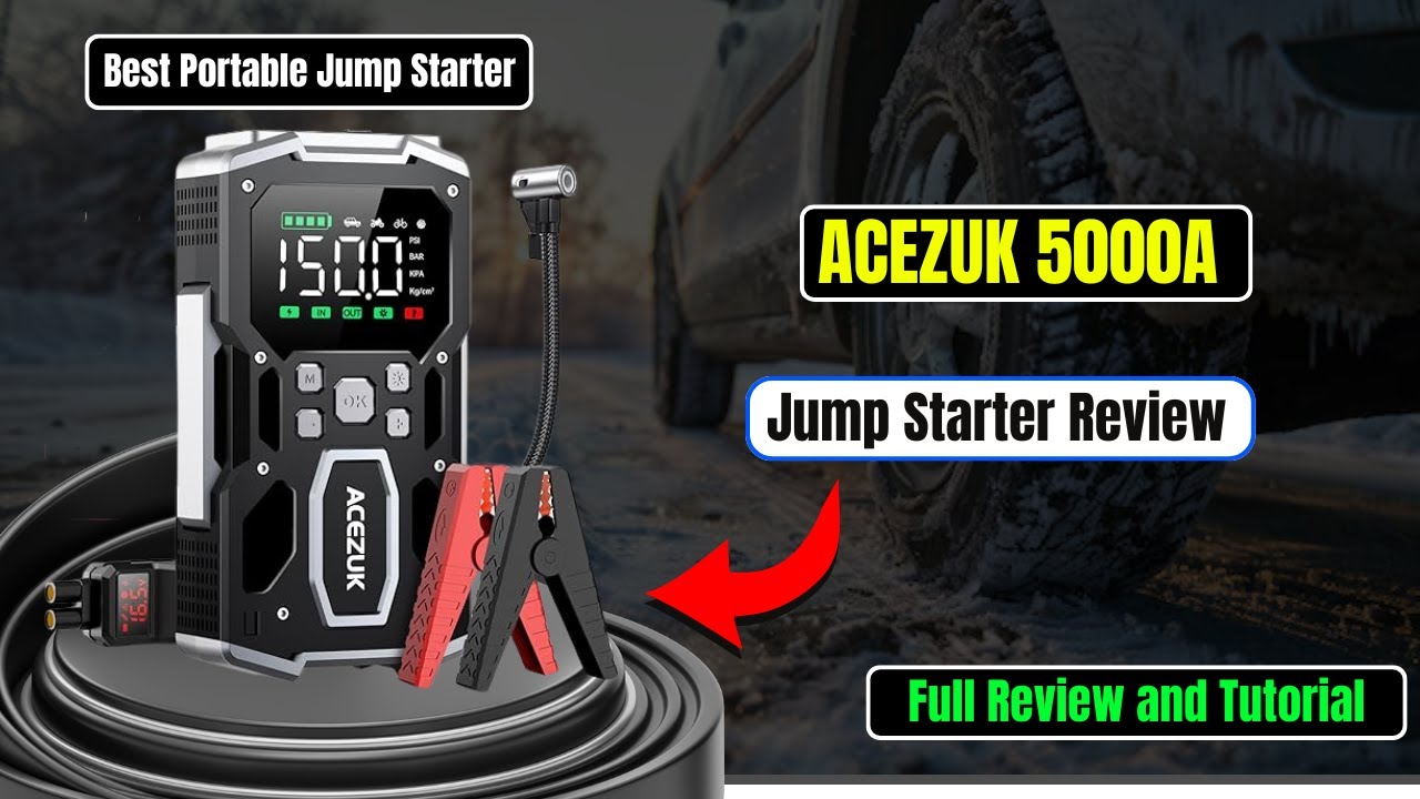 ACEZUK 5000A Jump Starter: Powerful, Portable & Affordable ||