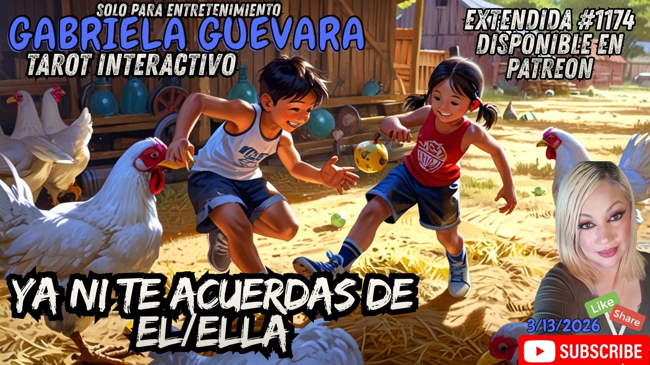 Ya ni te acuerdas de el/ella #tarot EXTENDIDA #1174