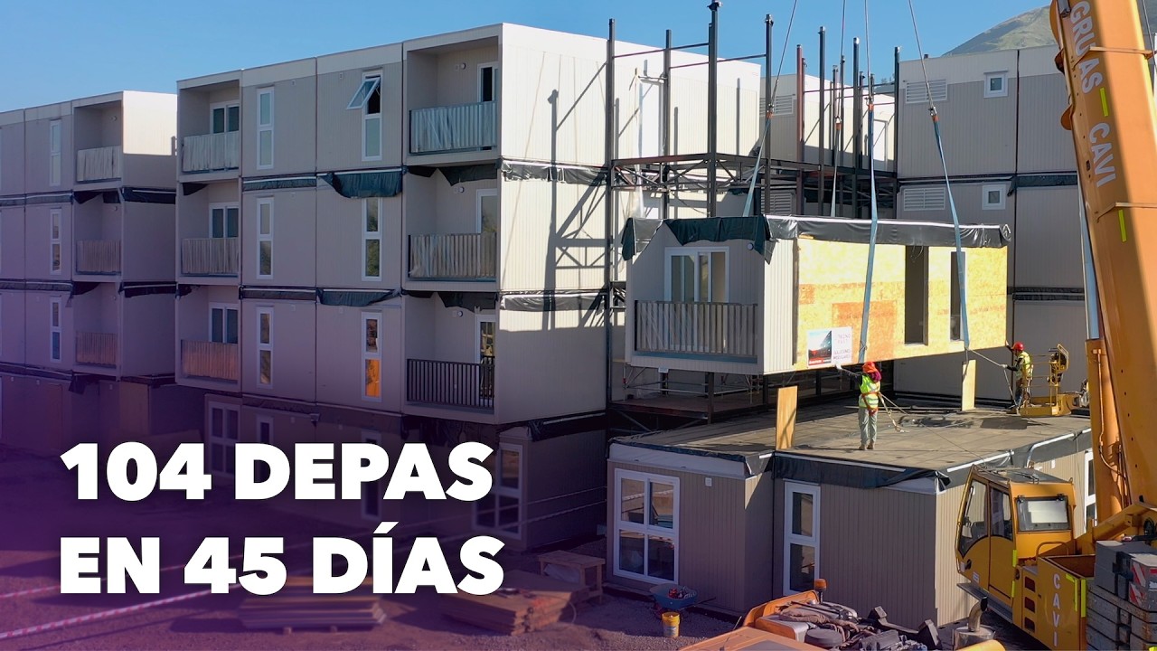 Los edificios chilenos que se levantan en 45 días