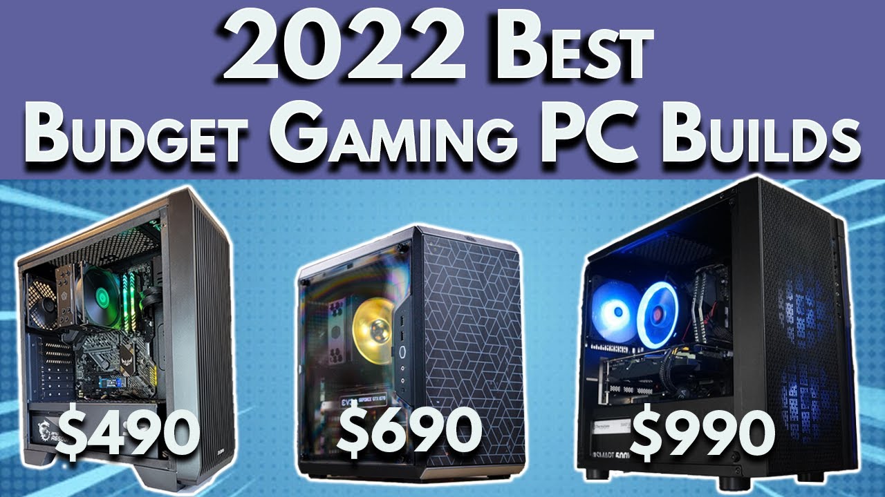 🔥 BEST Budget Gaming PC Build 2022 - $500 / $700 / $1000 Gaming PC Build 2022