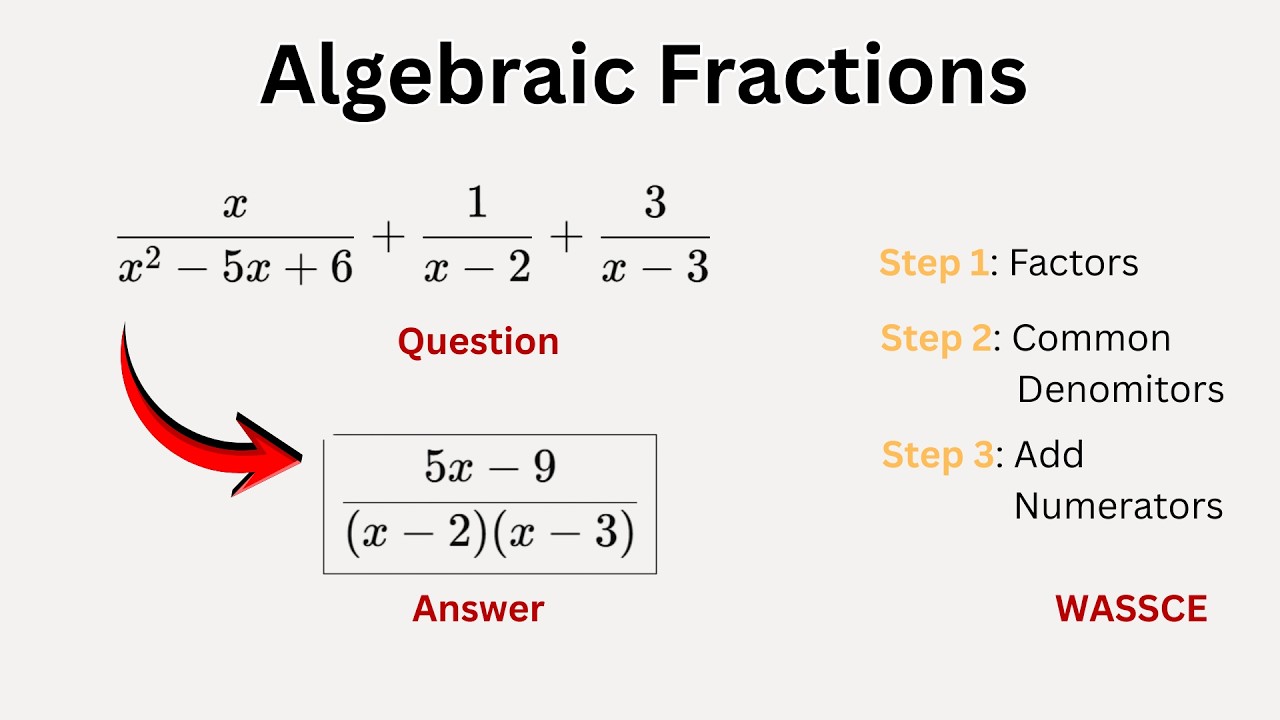 Algebraic expression | How to simplify