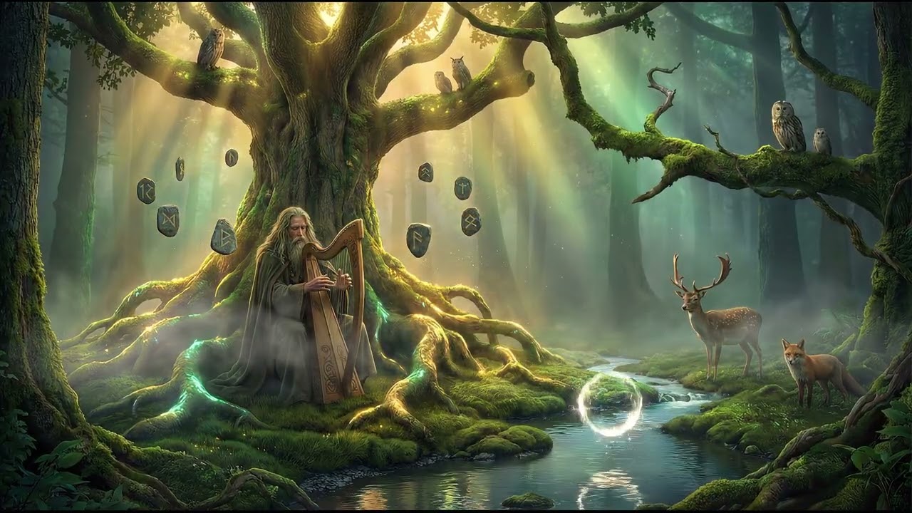 Celtic Forest Ritual | 2 Hours of Harp Music & Mystical Ambient Relaxation