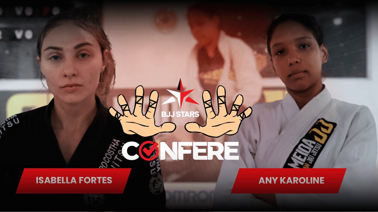 BJJSTARS CONFERE #30 Any Karoline vs Isabella Fortes Luta Casada de Jiu Jitsu Feminino Faixa Azul