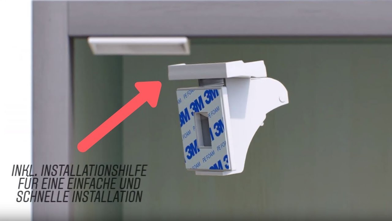 magnetische Schubladensicherung | starker 3M Kleber | inkl. Installationshilfe | von BEARTOP