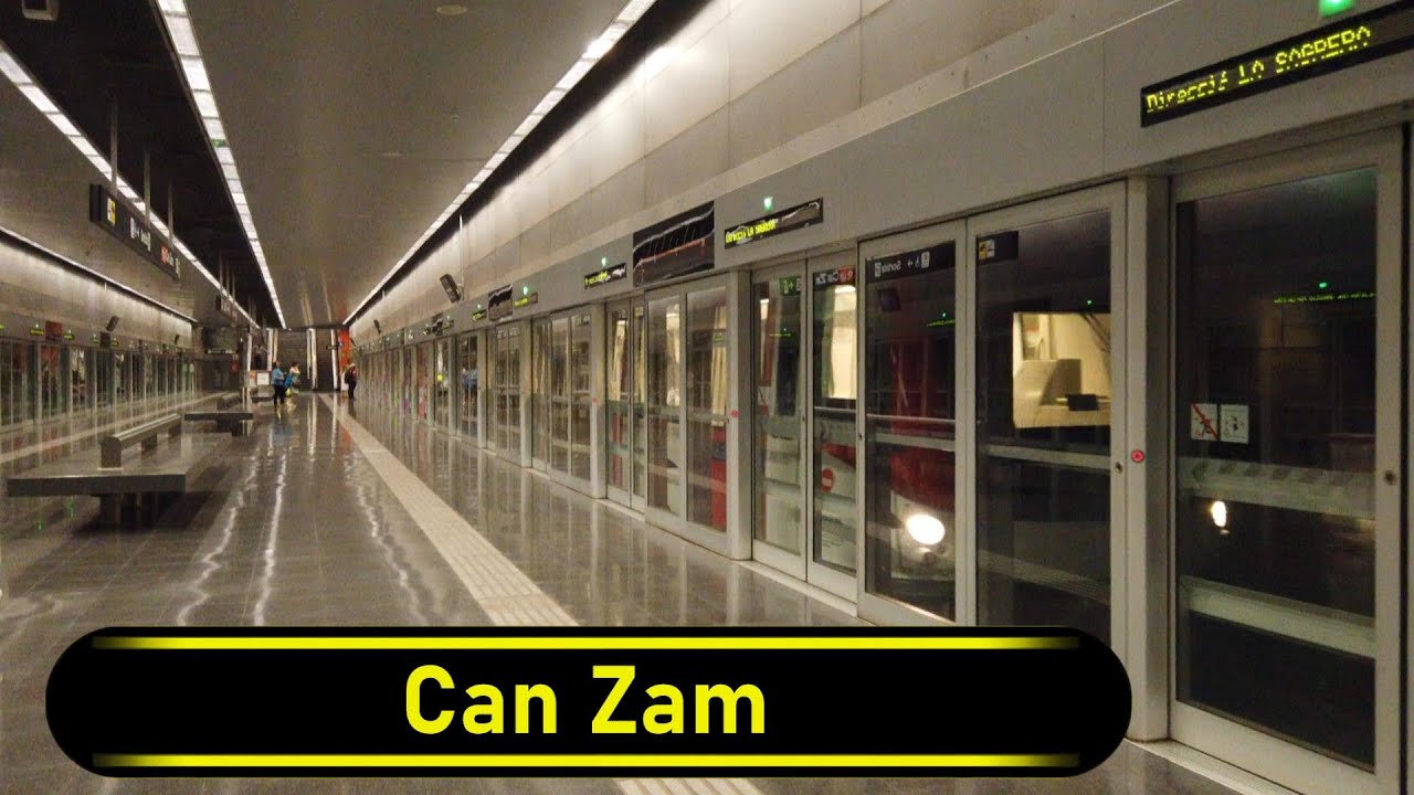 Metro Station Can Zam - Barcelona 🇪🇸 - Walkthrough 🚶