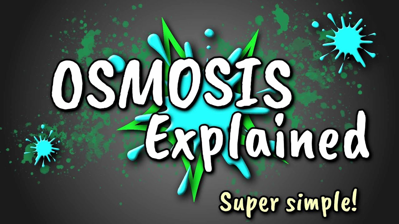 Osmosis Explained