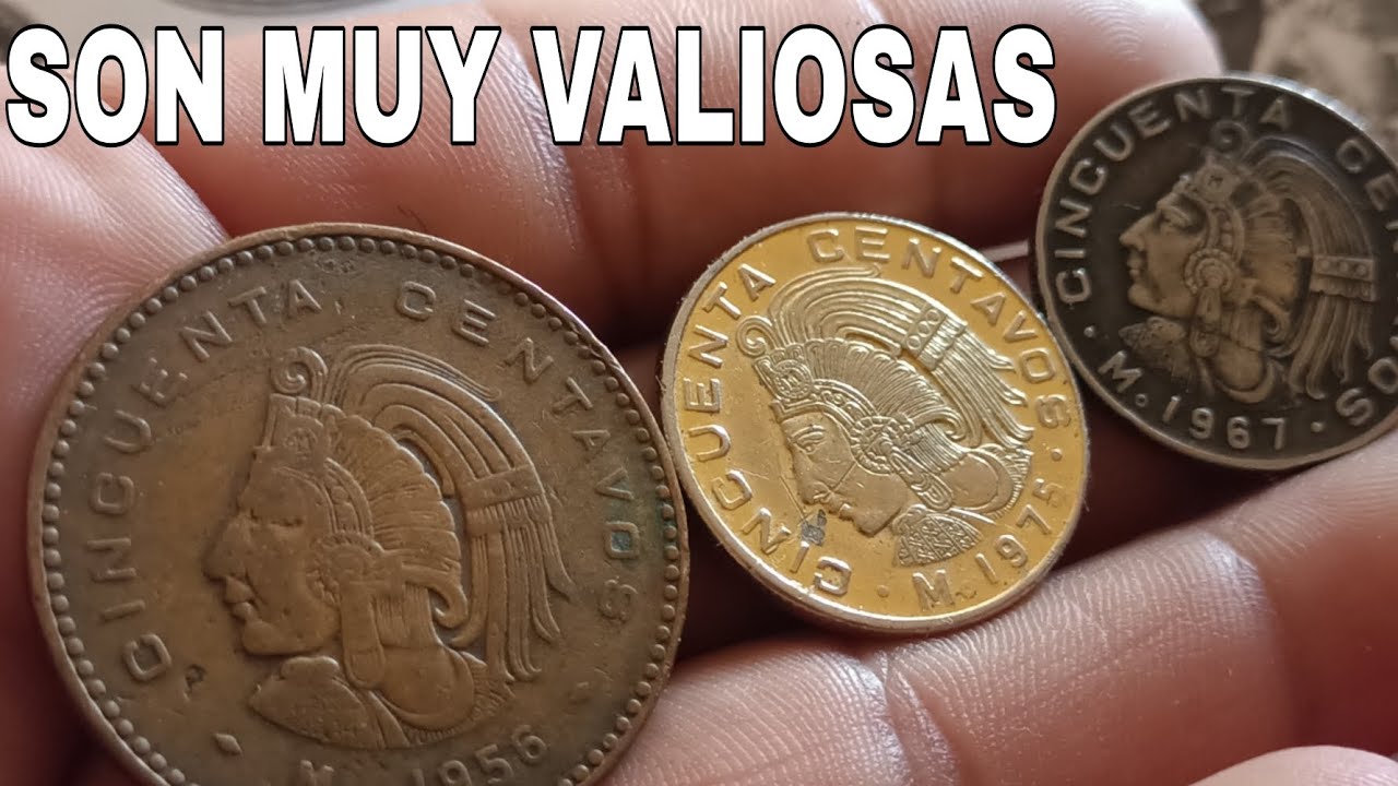3 MONEDAS MUY VALIOSAS, monedas antiguas mexicanas..