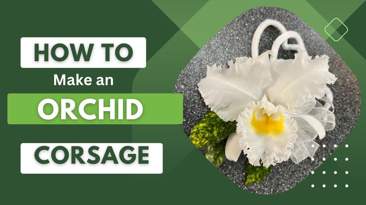 How to Make an Orchid Corsage
