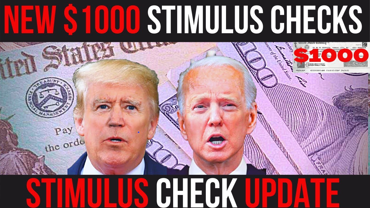 BIG NEWS! NEW $1,000 Stimulus Checks | Second $1200 Stimulus Check Update