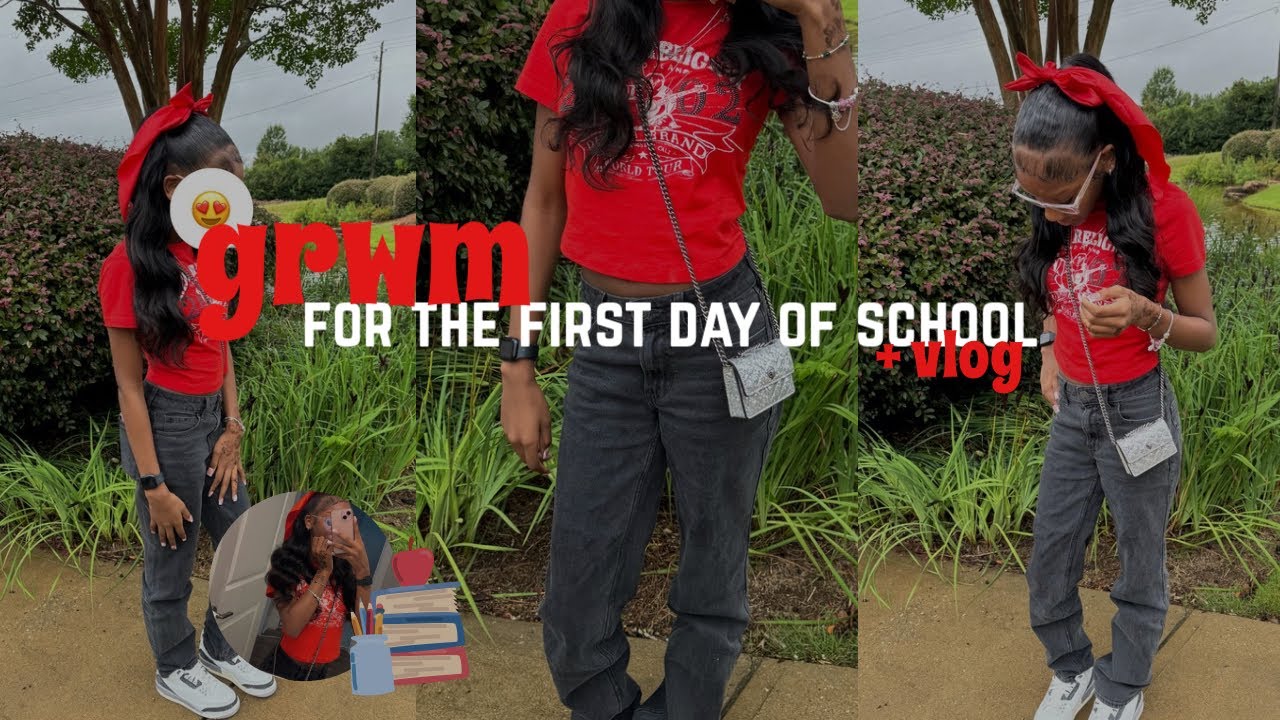 GRWM: for the first day of school | 8th grade year 