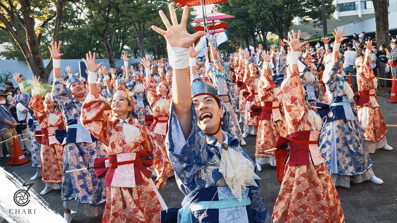 【8K】天空しなと屋 しん『KIRIN』（原宿表参道元氣祭スーパーよさこい2022 NHK前ストリート）