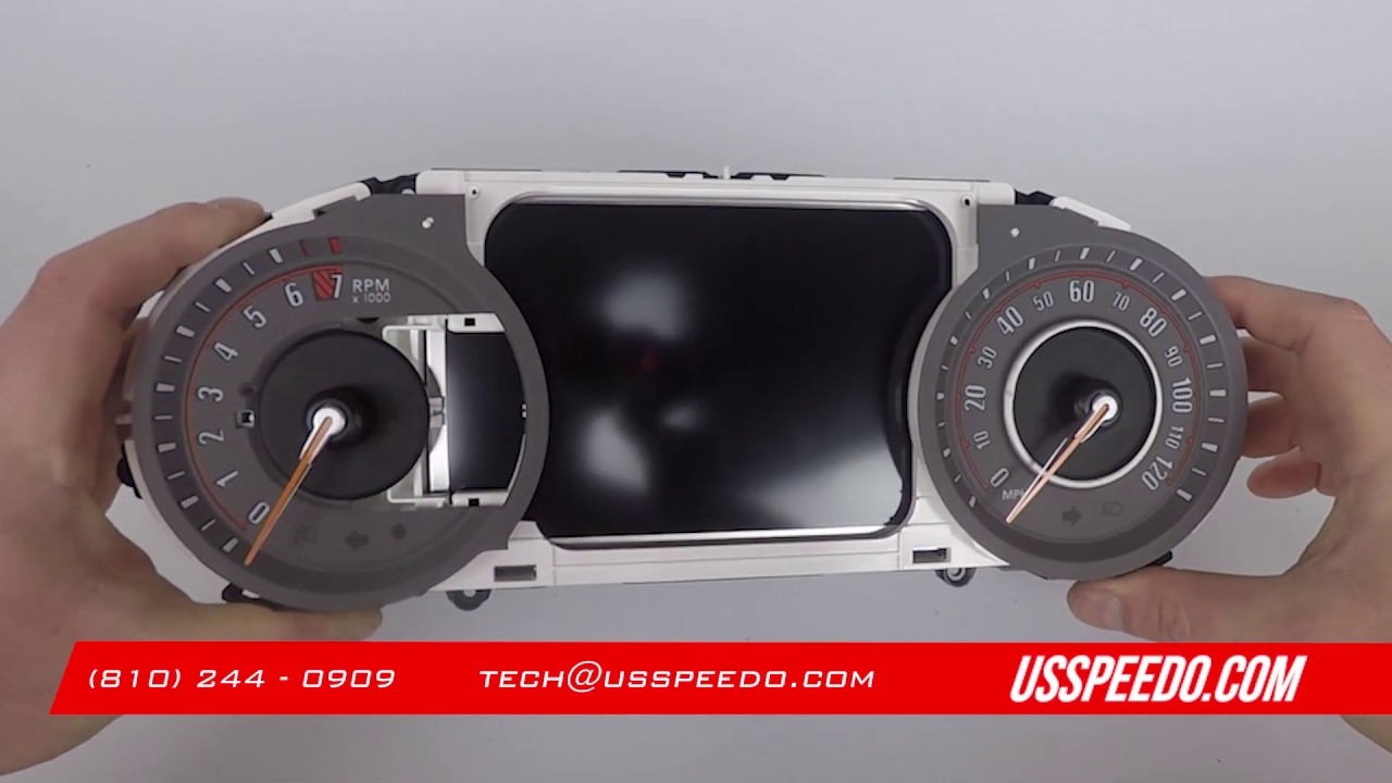 2018 Jeep Wrangler JL US Speedo Gauge Face Install