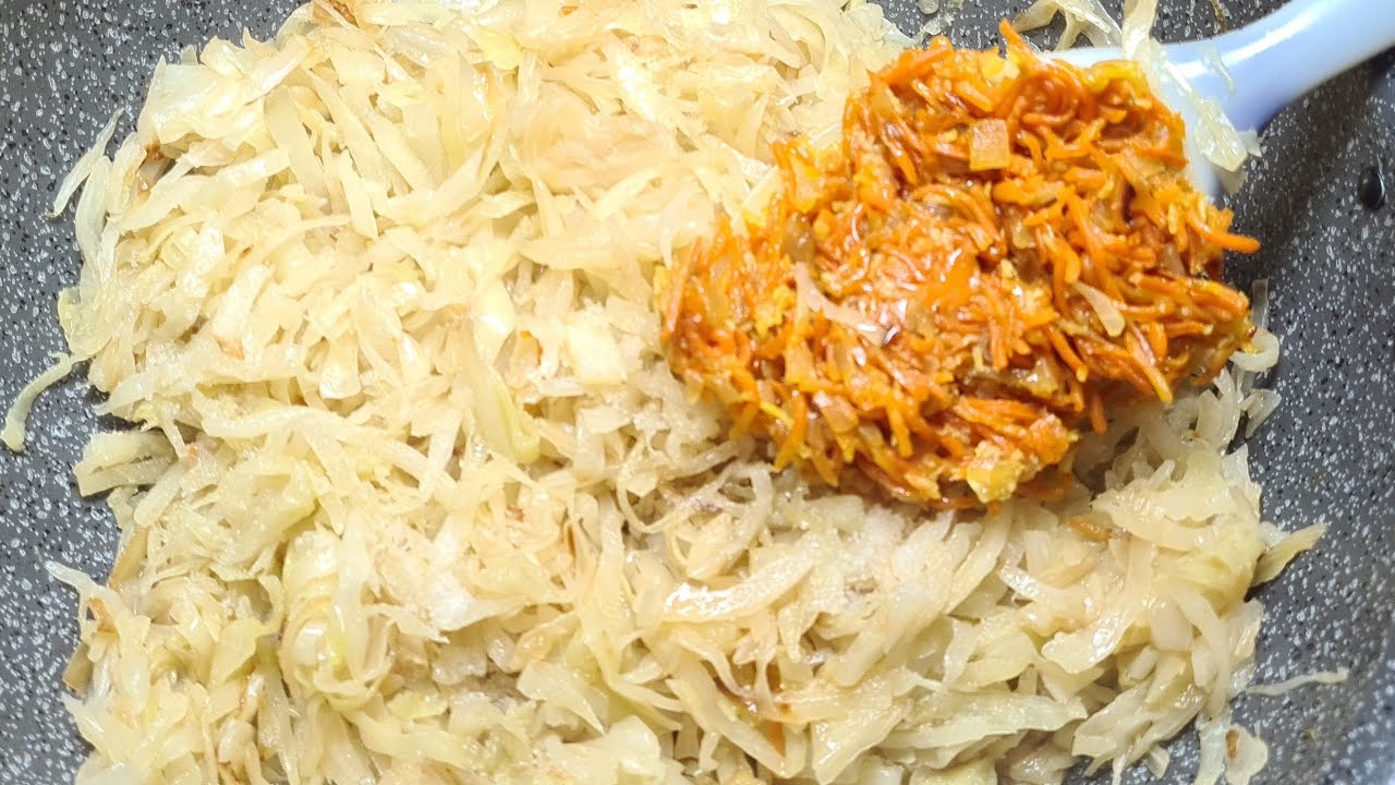 Очень вкусная ЖАРЕНАЯ КАПУСТА 💯 С небольшими секретиками 👍Как просто и вкусно ПОЖАРИТЬ КАПУСТУ