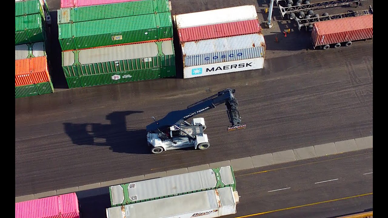 4K  CP Railway Intermodal Terminal Vaughan - DJI Mini 2