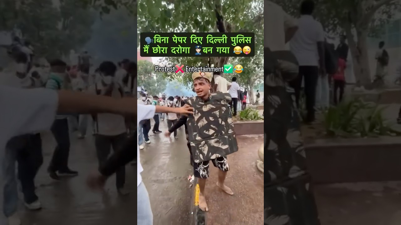Dilli protects funny 😹 people #funnyvideo #protest #viralvideo #trendingshorts