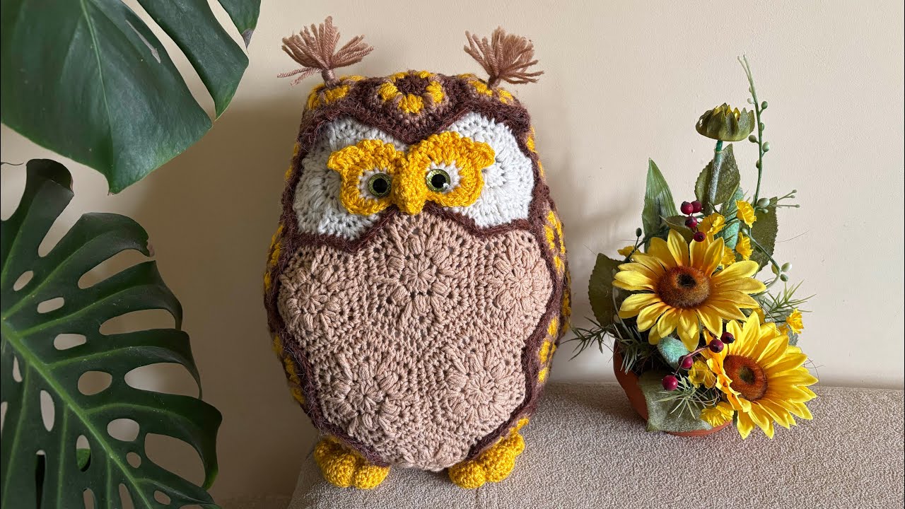 Мʼяка іграшка-сова🦉гачком: Звʼяжіть свою🧶!