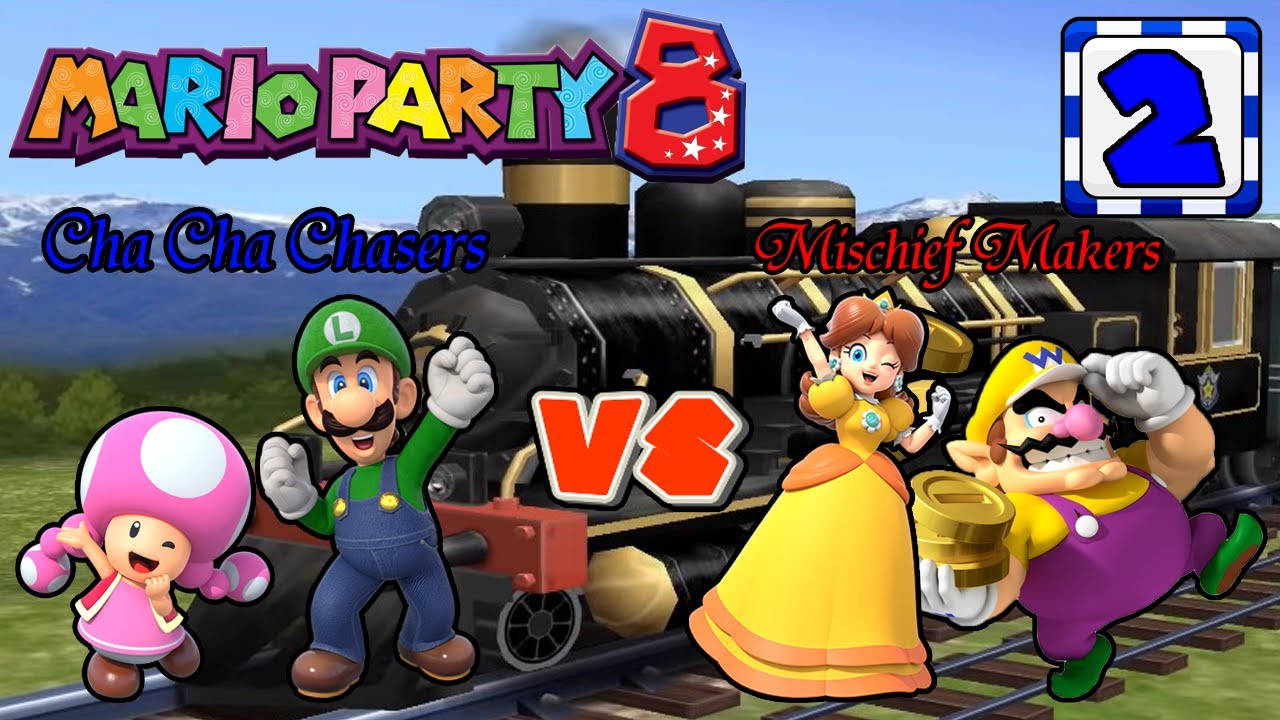 Mario Party 8 - Cha Cha Chasers VS Mischief Makers - Shy Guy's Perplex Express | [LSF]Chaz