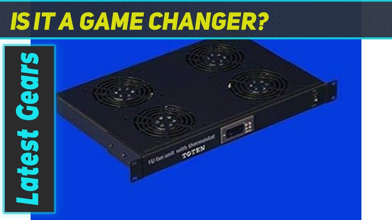 RAISING ELECTRONICS Rack Mount Digital Server Fan Cooling System with 4 Fans 1U - The Ultimate