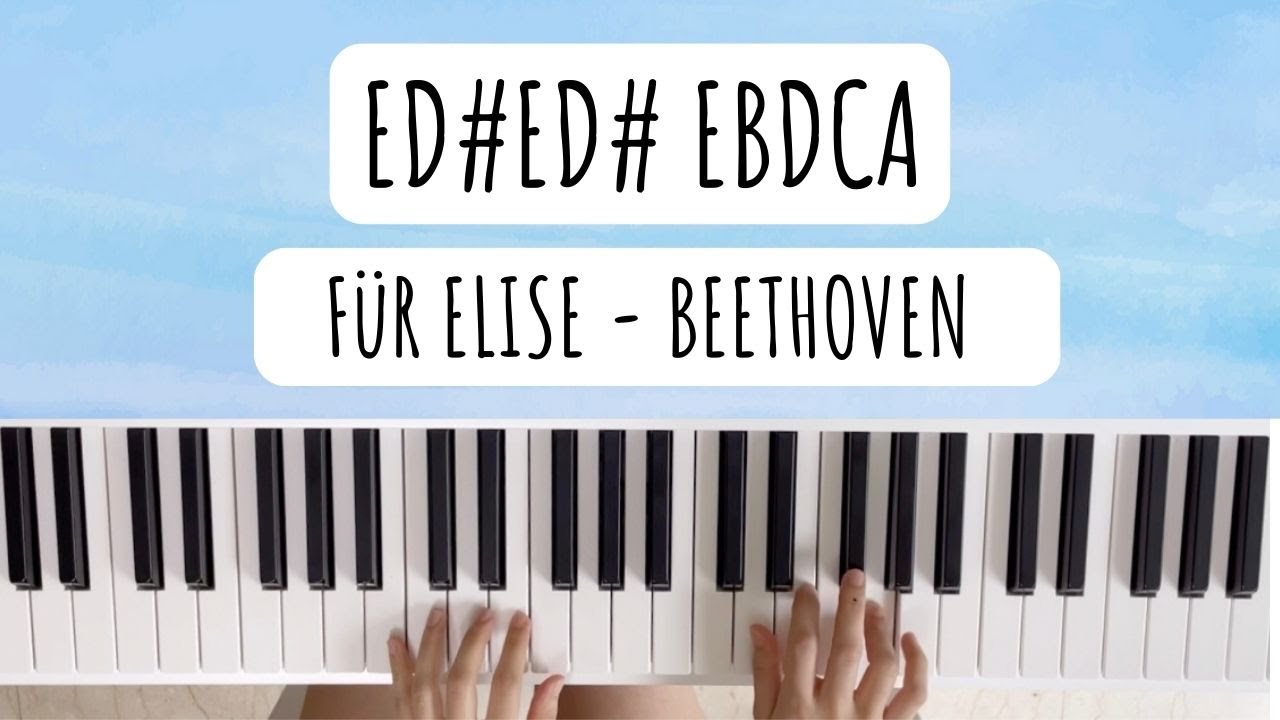 *EASY* Für Elise - Beethoven (Piano Tutorial for Beginners) #fürelise #furelise
