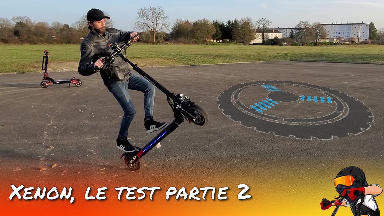 Test de la trottinette électrique Xenon #2, 2000w et 23ah pour moins de 1000€ !!! 4K 60FPS