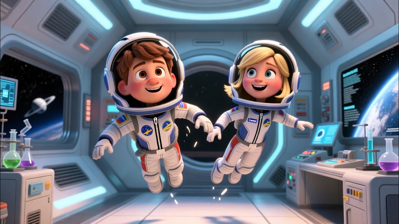 Astronaut Song for Kids | Space Adventure with Martin & Hilary | Fun STEM Space Song.